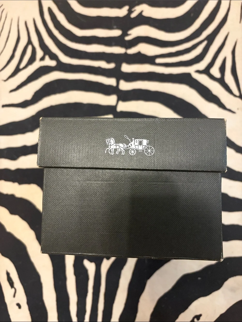 Coach empty shoe box for storage
